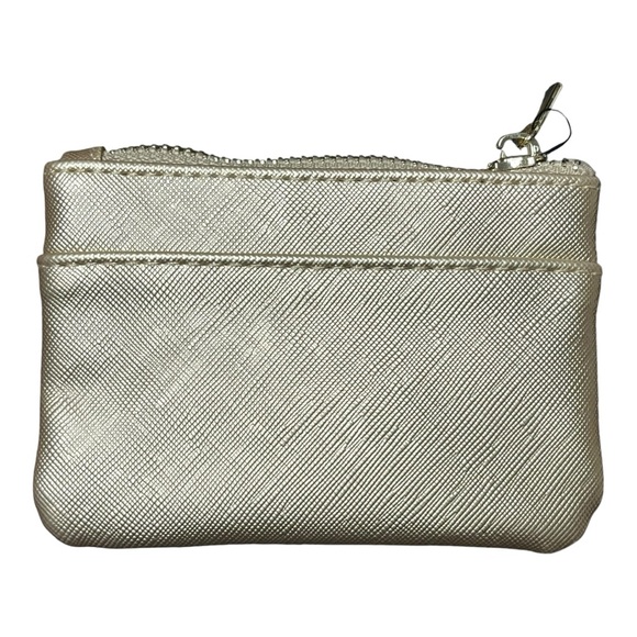 Nanette Lepore Vegan Leather Lexy Embossed Gold Logo Card Case Wallet NWT - Picture 2 of 7